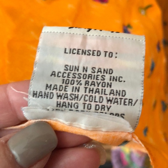 Sally Huss Orange Coverup/Sarong - Picture 5 of 6